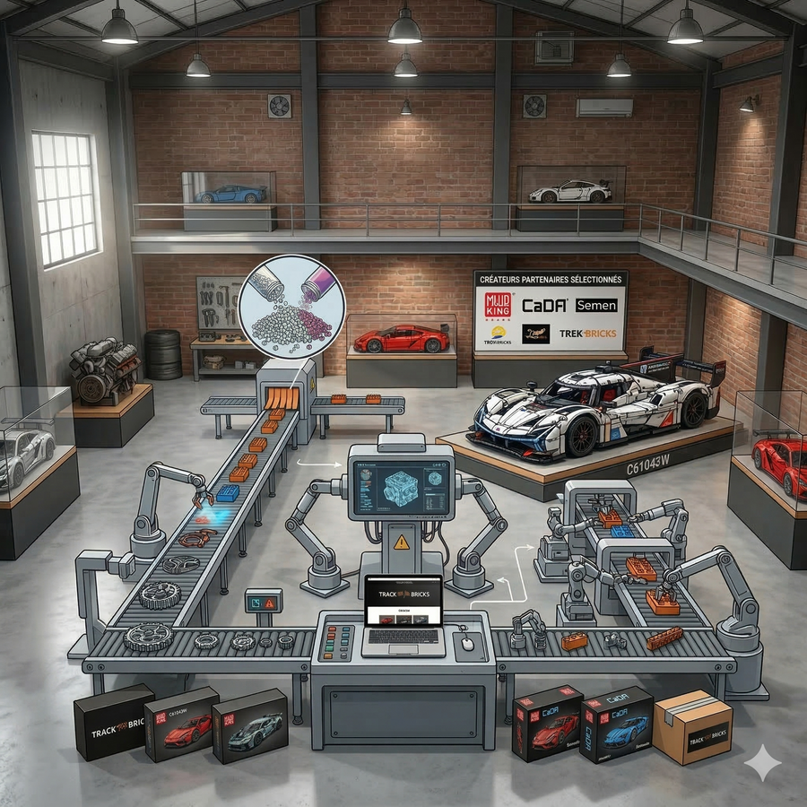 TrackBricks: the shop for LEGO Technic-inspired brick cars