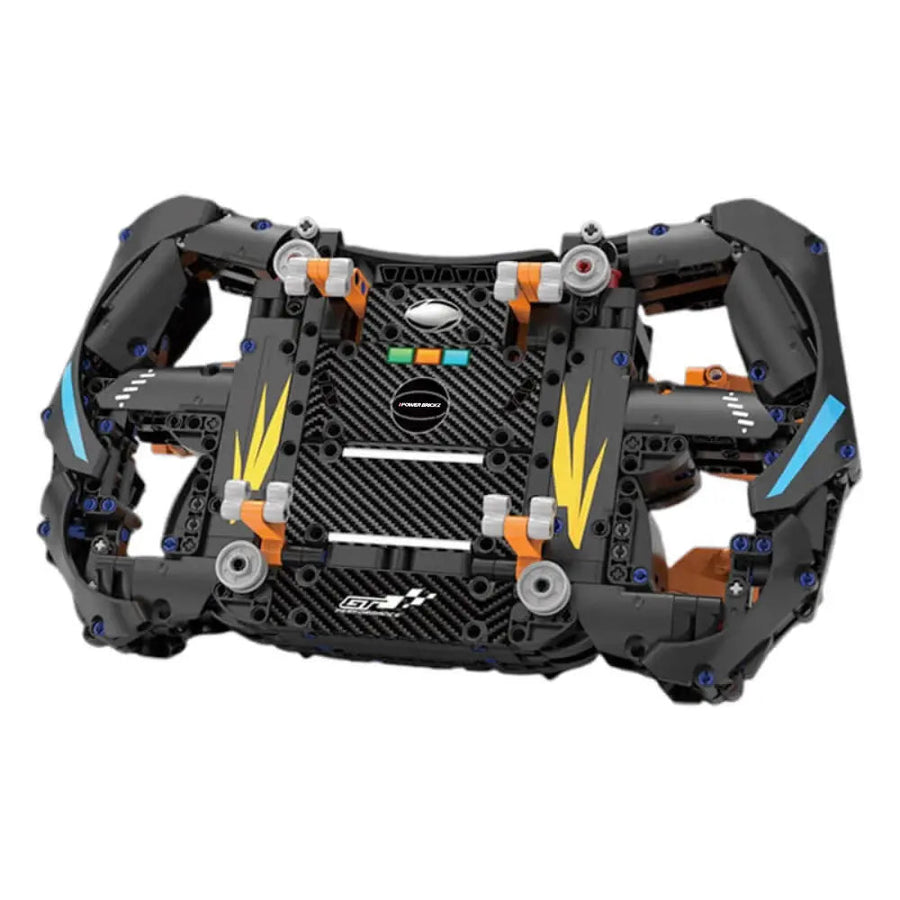 Volant McLaren F1 en briques - Vue principale réplique détaillée | TrackBricks