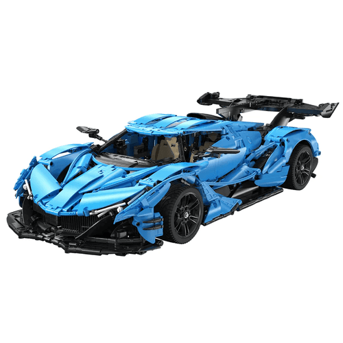 Hypercar V12 Apollo en briques 1:8 vue latérale - Design Suhwan Ji