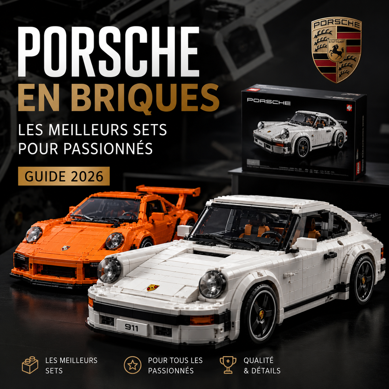 Set Porsche 911 en briques - Guide complet des meilleurs sets Porsche pour passionnés 2026
