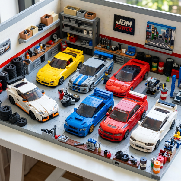 Top 7 Most Iconic JDM Cars — And How to Build Them With Bricks
