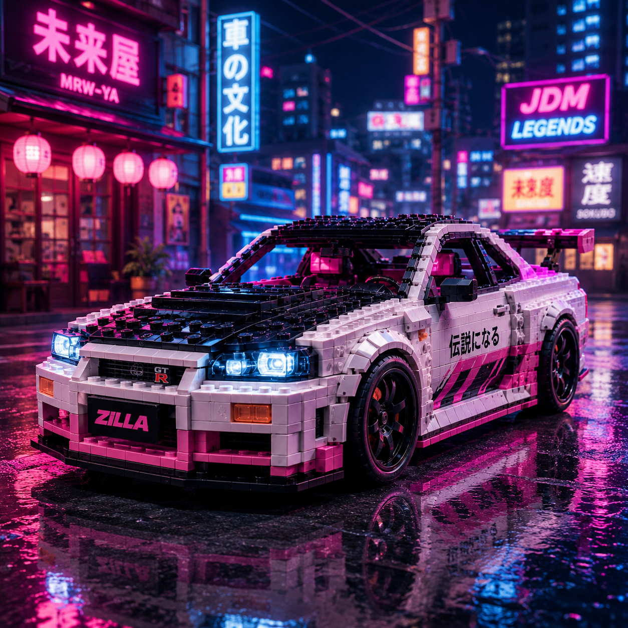 JDM — Voitures japonaises en briques