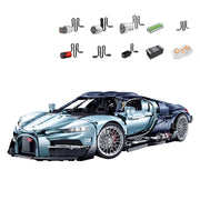 Maquette Bugatti Tourbillon en briques 1:8 - Vue arrière V16 | TrackBricks