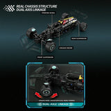 F1 Racing Car Reobrix en briques 1:8 – vue arrière avec diffuseur et échappement