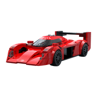Toyota GT-ONE en briques 1:24 – vue trois-quarts avant avec livrée de course