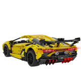 Vue arrière Lamborghini Aventador LP700 en briques CaDA