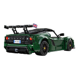 Maquette Lotus Exige Cup 430 en briques 1:8 - Vue arrière RC | TrackBricks