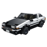 Maquette Toyota AE86 Initial D en briques - Vue drift RC | TrackBricks