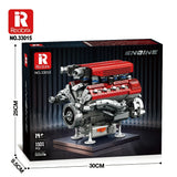 boîte originale Reobrix 33015 moteur F1 en briques packaging officiel
