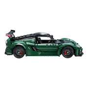 Maquette Lotus Exige Cup 430 en briques 1:8 - Vue latérale | TrackBricks