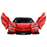 Maquette BYD YangWang U9 en briques 1:8 - Vue latérale | TrackBricks