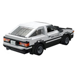Maquette Toyota AE86 Initial D en briques - Détails techniques RC | TrackBricks