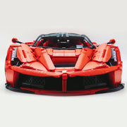 Ferrari LaFerrari en briques 1:8 vue plongeante - Portes papillon