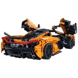 Maquette McLaren P1 en briques 1:10 - Vue arrière hypercar | TrackBricks