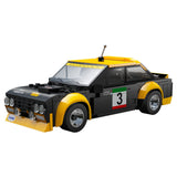 Vue avant Fiat 131 Abarth Rally en briques CaDA