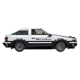 Vue de côté Toyota AE86 Trueno en briques CaDA