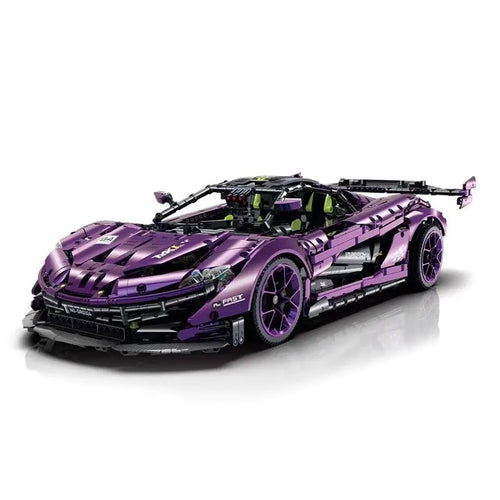 McLaren P1 en briques 1:8 – vue principale de l'hypercar sur fond épuré