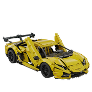 Maquette Lamborghini Aventador LP700 en briques 1:8 - Vue de côté | TrackBricks