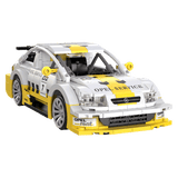 Maquette Opel Astra V8 DTM en briques 1:24 - Vue de côté racing | TrackBricks
