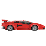 Vue de côté Ferrari F40 RC en briques CaDA