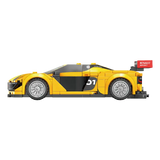 Vue de côté Renault RS.01 en briques CaDA