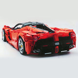 Ferrari LaFerrari en briques 1:8 vue arrière - Détails aérodynamiques