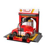 Stand F1 en briques - Vue arrière garage pitlane | TrackBricks