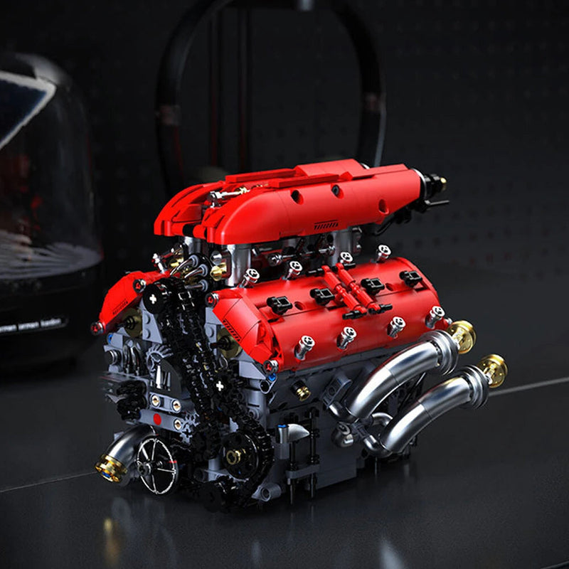 Ultra-Detailed V8 Engine Block