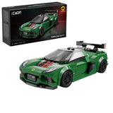Maquette Lotus Exige Cup 430 en briques 1:24 - Vue intérieur | TrackBricks