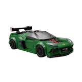 Maquette Lotus Exige Cup 430 en briques 1:24 - Vue arrière | TrackBricks