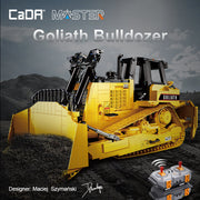 Bulldozer RC en briques - Détails mécanisme chenilles | TrackBricks