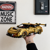 Porsche GT3 Gold Edition Bricks 1:8 – Supercar 3824 Pieces