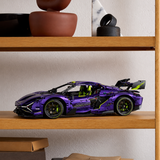 Lamborghini Purple Bull in Bricks 1:8 – Supercar 3654 Pieces