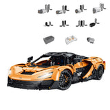 Détail McLaren W1 en briques 1:8 GULY