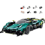 Maquette Aston Martin Valkyrie en briques 1:8 - Vue arrière hypercar | TrackBricks