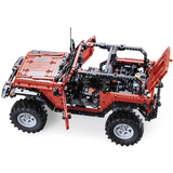 4x4 Wrangler Off-Road en briques - Détail pneus tout-terrain