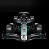Mercedes AMG F1 W16 en briques 1:8 – vue arrière avec diffuseur et aileron arrière
