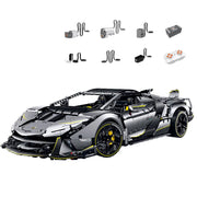 Maquette Lamborghini Raceforge en briques 1:8 - Vue arrière | TrackBricks