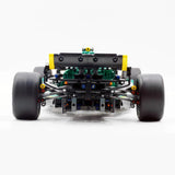 Aston Martin F1 AMR25 en briques 1:8 – gros plan sur le cockpit et le halo de sécurité