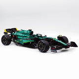 Aston Martin F1 AMR25 en briques 1:8 – détail du moteur et de la boîte de vitesses
