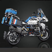 Moto R1250 GS Adventure en briques 1:5 – Détails suspensions et jantes | TrackBricks