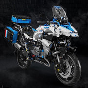 Moto R1250 GS Adventure en briques 1:5 – Vue de profil gauche | TrackBricks