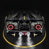 Ford GT Mansory en briques 1:8 – Vue de profil détails carrosserie
