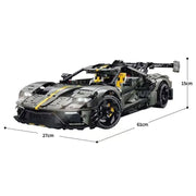 Ford GT Mansory en briques 1:8 – Boîte et pièces du set 3402 pièces