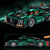 Peugeot Le Mans en briques 1:8 – vue de face avec splitter avant et phares