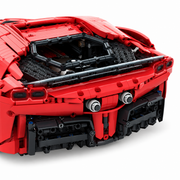 Italian Rosso 90 Supercar 1:8 — Free Tribe 31006 — Vue arrière détaillée