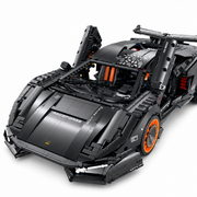 Italian V12 Wedge Supercar 1:8 — GULY 10663 — Portières ouvertes