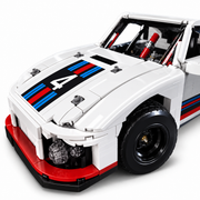 German Turbo Race Car 935 — Mould King 10267 — Direction et train avant