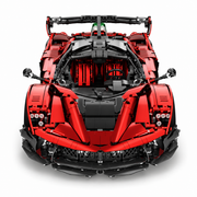 Italian Red Track Hypercar 1:8 — Raddoro S8604 — Vue avant en plongée
